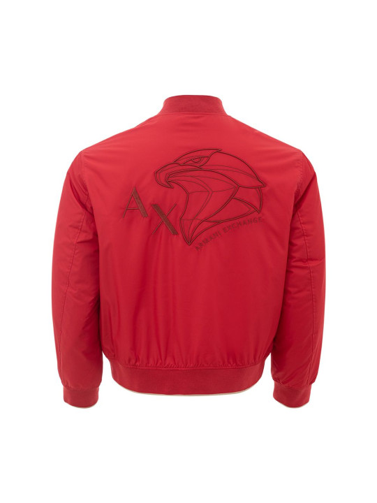 Jackets Vibrant Red Polyester Jacket for Men 460,00 € 8057970577898 | Planet-Deluxe