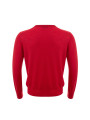 Sweaters Elegant Red Wool Sweater for Men 460,00 € 8053632661738 | Planet-Deluxe