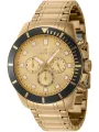 Goldene Invicta Gelbe Herrenuhr Chronograph