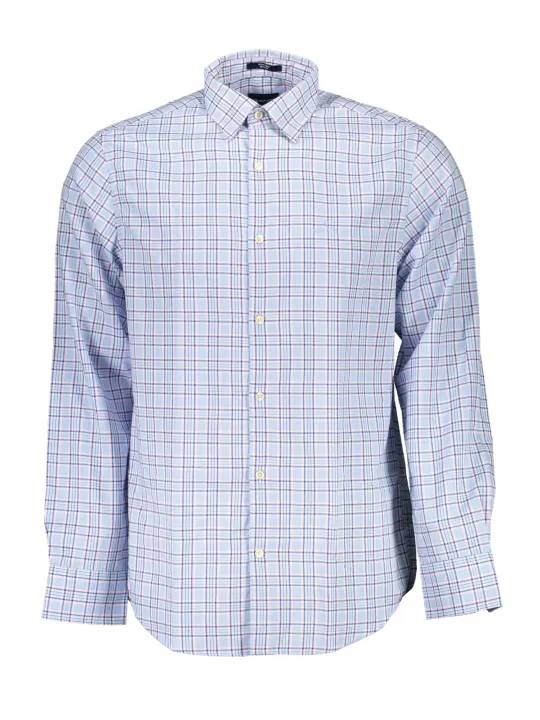 GANT Herrenhemd Azzurro – Klassischer Italienkragen