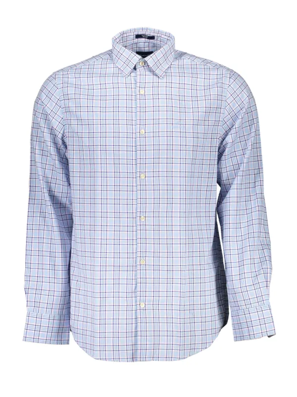 GANT Herrenhemd Azzurro – Klassischer Italienkragen GANT Herrenhemd Azzurro – Klassischer Italienkragen