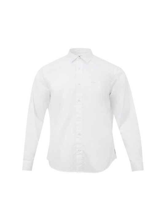 Shirts Elegant White Cotton Shirt for Men 210,00 € 8053632662094 | Planet-Deluxe