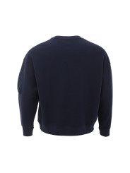 Sweaters Sleek Cotton Blue Sweater for Stylish Men 270,00 € 8057970549710 | Planet-Deluxe