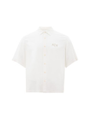 Shirts Elegant White Viscose Shirt for Men 190,00 € 8053632662308 | Planet-Deluxe