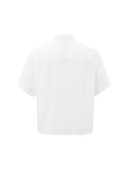 Shirts Elegant White Viscose Shirt for Men 190,00 € 8053632662308 | Planet-Deluxe