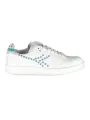"Diadora Weiß-Teal Sneaker 20117: Stil & Komfort pur"
