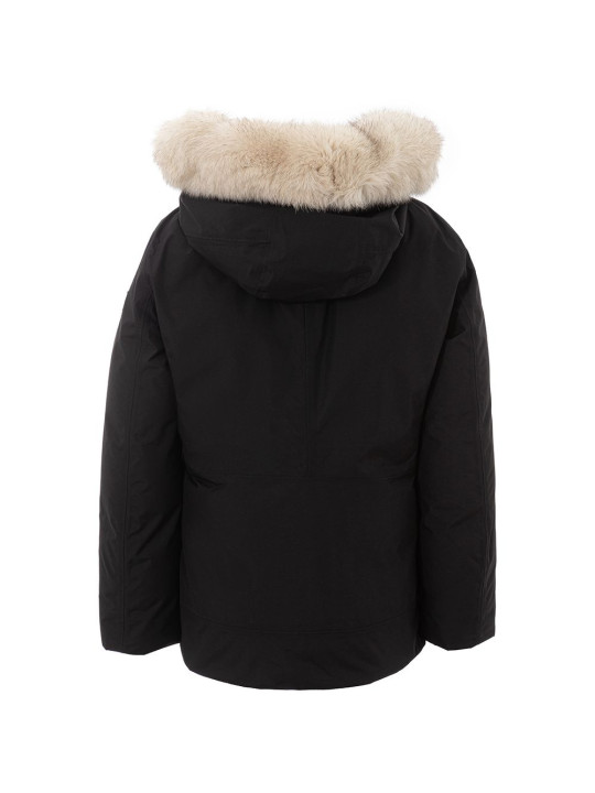 Jackets & Coats Sleek Polyamide Black Jacket for the Modern Woman 1.560,00 € 8053501185389 | Planet-Deluxe