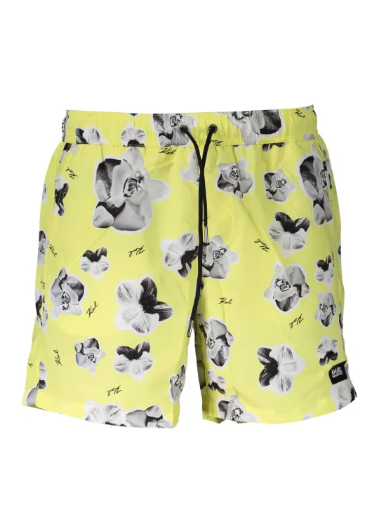 "Karl Lagerfeld Beachwear Startseite im Sale | KARL LAGERFELD BEACHWEAR KOSTÜMTEILE UNTER MAN GELB online kaufen"|Planet-Deluxe