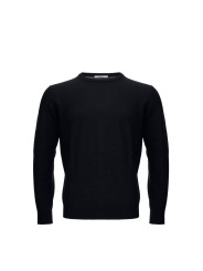 Sweaters Elegant Black Wool Sweater for Men 500,00 € 8053632662858 | Planet-Deluxe