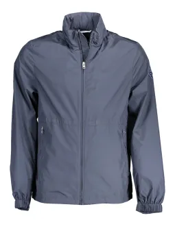 GANT Herren Windbreaker Blau aus Nachhaltiger Mikrofaser