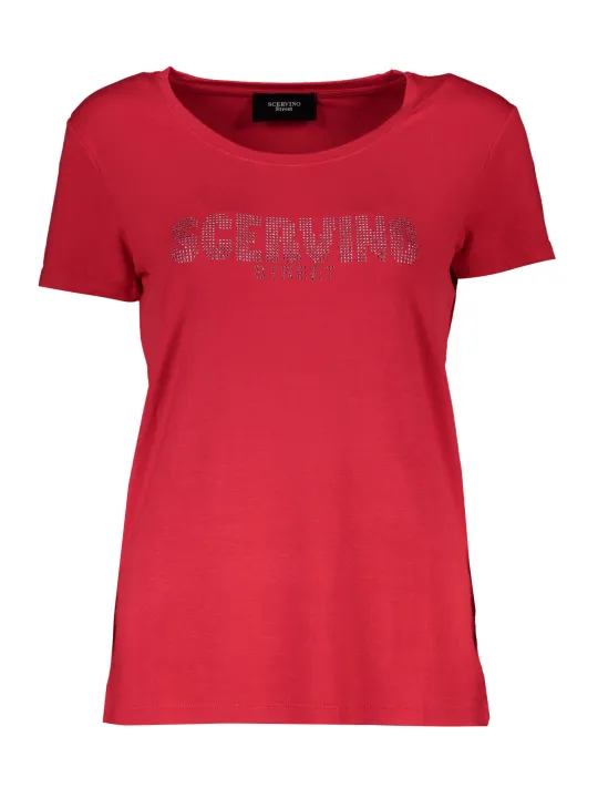 "SCERVINO STREET Startseite im Sale | SCERVINO STREET DAMEN KURZARM T-SHIRT ROT online kaufen"|Planet-Deluxe