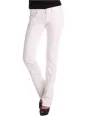 Weiße Damenhose Aida mit schmalem Bein von PHARD