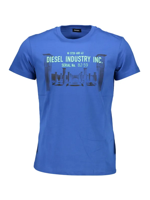 "Diesel T-Shirts im Sale | Diesel SEFY-T-DIEGO_BLU_8II Blau online kaufen"|Planet-Deluxe