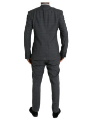 Suits Gray Plaid Wool MARTINI Formal 2 Piece Suit 5.370,00 € 8054319339513 | Planet-Deluxe