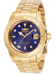 Goldene Invicta Gelb Automatik Uhr
