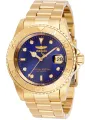 Goldene Invicta Gelb Automatik Uhr
