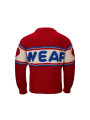 Sweaters Elegant Red Wool Sweater For Sharp Looks 800,00 € 8053632663077 | Planet-Deluxe