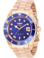 Goldene Invicta Gelb Automatik Uhr