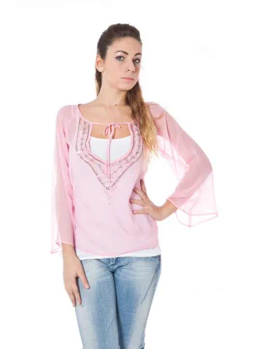 "PHARD Startseite im Sale | PHARD LANGARM-T-SHIRT ROSA FRAU online kaufen"|Planet-Deluxe