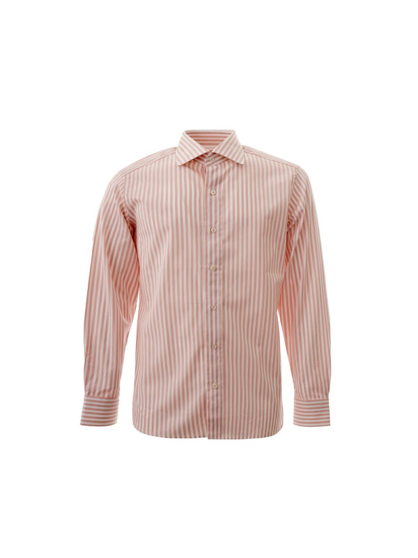Shirts Elegant Cotton Pink Shirt for Men 1.030,00 € 8053632663541 | Planet-Deluxe