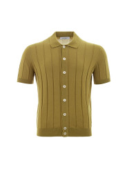 T-Shirts Elegant Green Cotton T-Shirt for Men 490,00 € 8053632663619 | Planet-Deluxe
