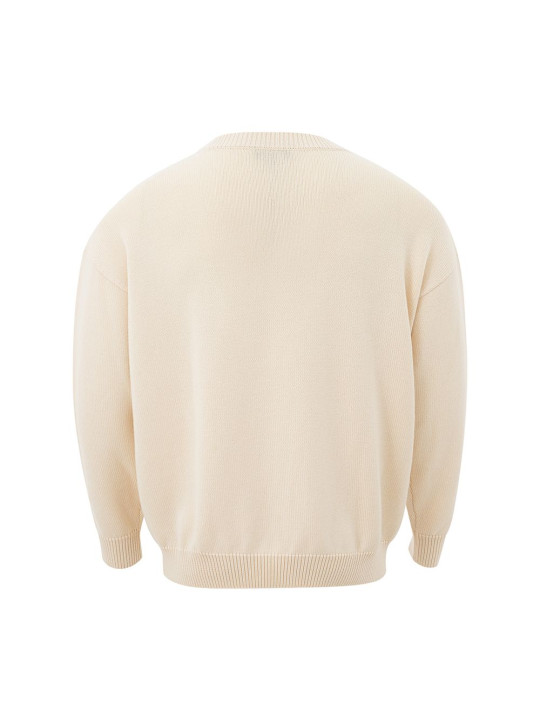 Sweaters Beige Woolen Sophistication Sweater 700,00 € 8053632663510 | Planet-Deluxe