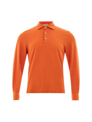 Polo Shirt Elegant Orange Cotton Polo for Men 330,00 € 8053632663688 | Planet-Deluxe