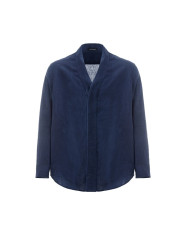 Jackets Elegant Blue Linen Men's Jacket 1.000,00 € 8053632663381 | Planet-Deluxe