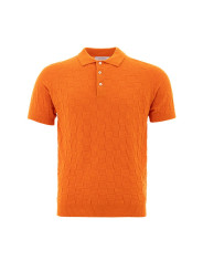 Polo Shirt Chic Orange Cotton Polo for the Modern Gentleman 390,00 € 8053632663824 | Planet-Deluxe