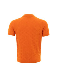 Polo Shirt Chic Orange Cotton Polo for the Modern Gentleman 390,00 € 8053632663824 | Planet-Deluxe