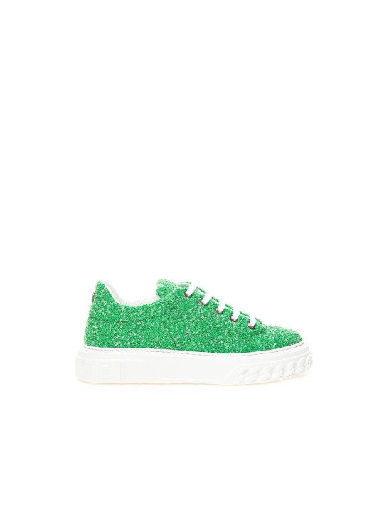 Sneakers Emerald Elegance Leather Sneakers 1.300,00 € 8053780808863 | Planet-Deluxe