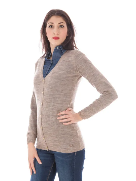 "Fred Perry Blusen im Sale | FRED PERRY CARDIGAN DAMEN BEIGE online kaufen"|Planet-Deluxe