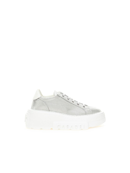 Sneakers Silver Leather Sneaker 950,00 € 8053780706923 | Planet-Deluxe