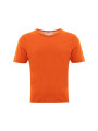 T-Shirts Elegant Linen T-Shirt in Vibrant Orange 310,00 € 8053632663770 | Planet-Deluxe