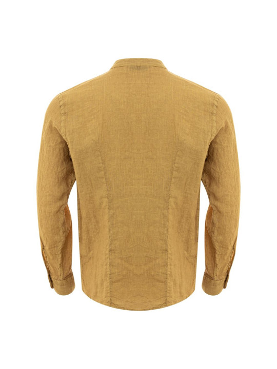 Shirts Gold Linen Elegance Men's Shirt 430,00 € 8053632663930 | Planet-Deluxe