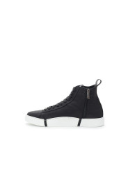 Sneakers Elegant Suede Sneakers in Chic Black 980,00 € 8053632664333 | Planet-Deluxe