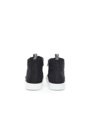 Sneakers Elegant Suede Sneakers in Chic Black 980,00 € 8053632664333 | Planet-Deluxe