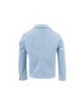 Jackets & Coats Elegant Turquoise Cotton Jacket 1.020,00 € 8053632664166 | Planet-Deluxe