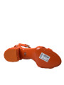 Sandals Orange Sequin Ankle Strap Sandals Shoes 1.800,00 € 8057142825901 | Planet-Deluxe