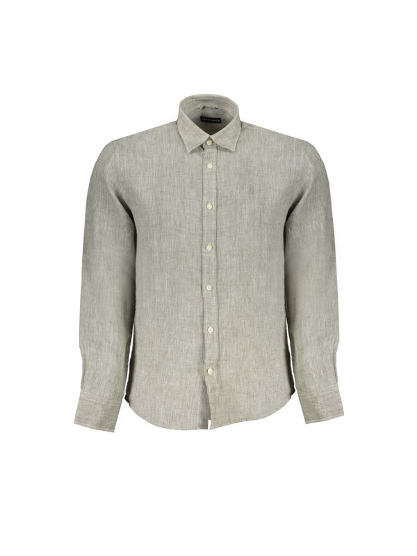 Shirts Gray Linen Shirt 220,00 € 8300825758363 | Planet-Deluxe