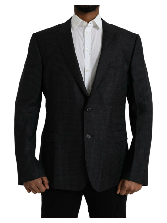 Blazers Black Wool MARTINI Single Breasted Coat Blazer 5.680,00 € 8058091695621 | Planet-Deluxe