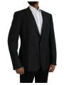 Blazers Black Wool MARTINI Single Breasted Coat Blazer 5.680,00 € 8058091695621 | Planet-Deluxe