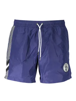 "Karl Lagerfeld Marineblau Badehose mit Logo - Stilvoll & Elegant"