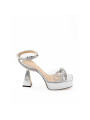 Platforms & Wedges Elegant Silver Leather Platforms 2.380,00 €  | Planet-Deluxe