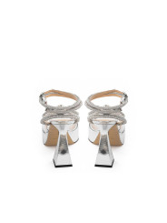 Platforms & Wedges Elegant Silver Leather Platforms 2.380,00 €  | Planet-Deluxe