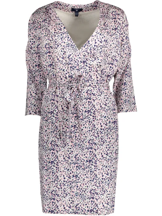 Elegantes Rosa GANT Wickelkleid – Stilvoll & Zeitlos