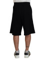 Shorts Black Solid Pull On Men Casual Bermuda Shorts 1.390,00 € 8052134574683 | Planet-Deluxe