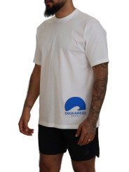 T-Shirts White Cotton Short Sleeves Crewneck T-shirt 610,00 € 8050249426231 | Planet-Deluxe