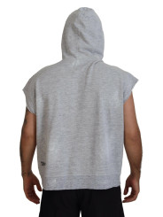 T-Shirts Light Gray Cotton Short Sleeves Hooded T-shirt 1.480,00 € 8052134632581 | Planet-Deluxe