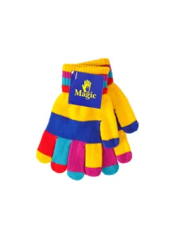 "Simiani 902 Giallo: Stylische Mehrfarbige Handschuhe"